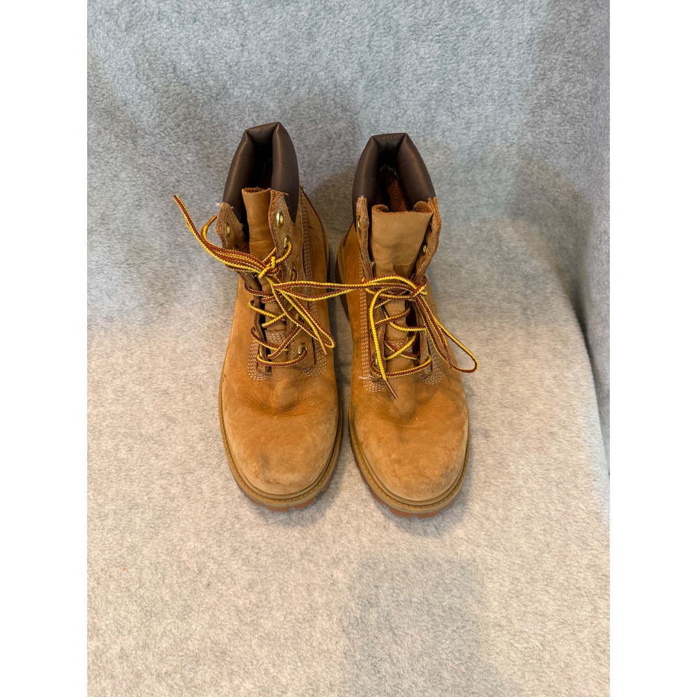 Timberland 6 Inch Premium Waterproof Boots Wheat Nubuck Primaloft Work Boots